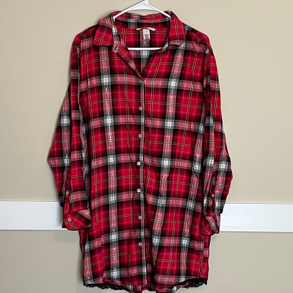 Victoria's Secret Flannel Nightshirt